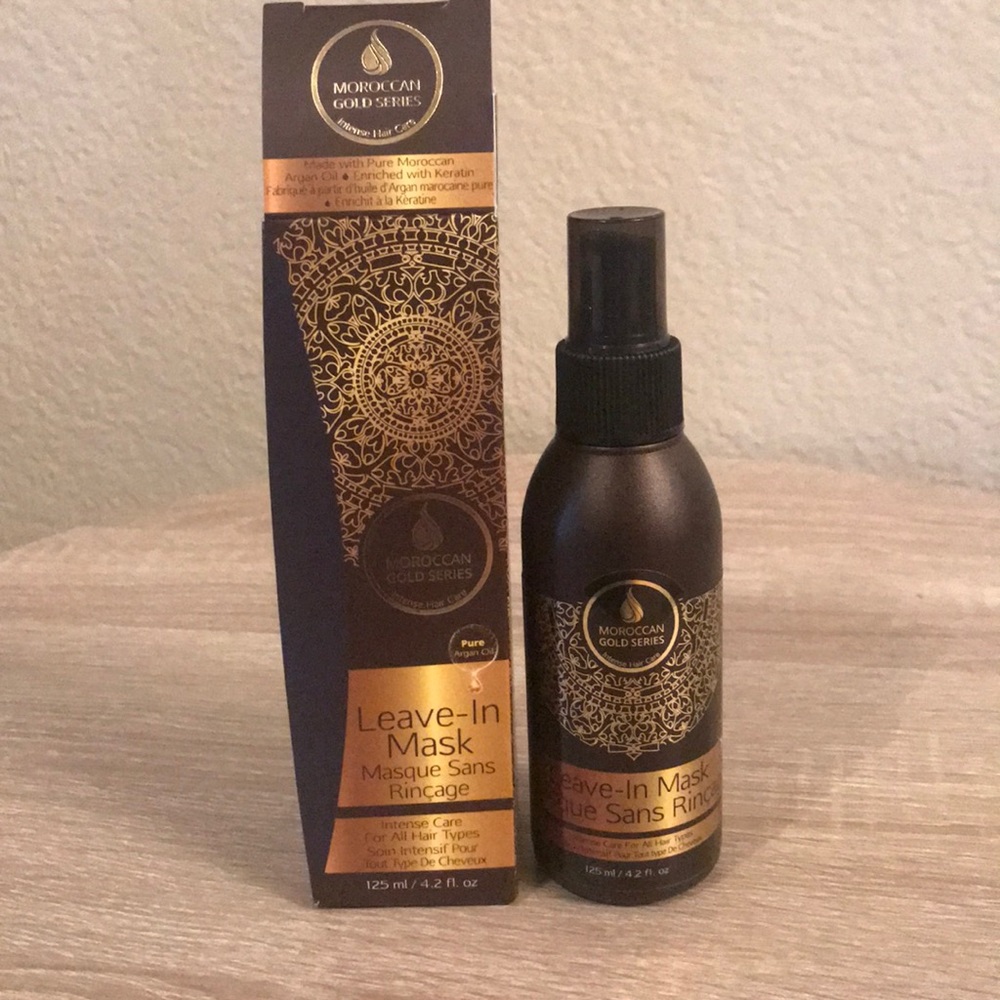 NWT Moroccan Gold Series Leave-In Mask